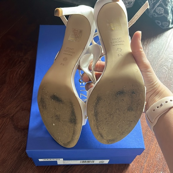 Stuart Weitzman white bridal shoes - Picture 4 of 4